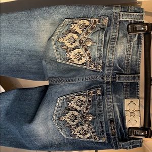 Miss Me chloe boot. Inseam is 34.